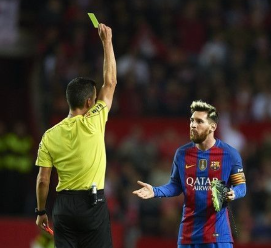 yellow card football